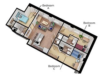 C2 Floor plan layout