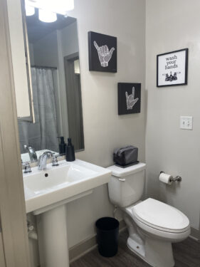 Apartment bathroom