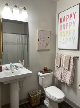 Apartment bathroom