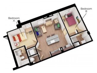 B6 Floor plan layout