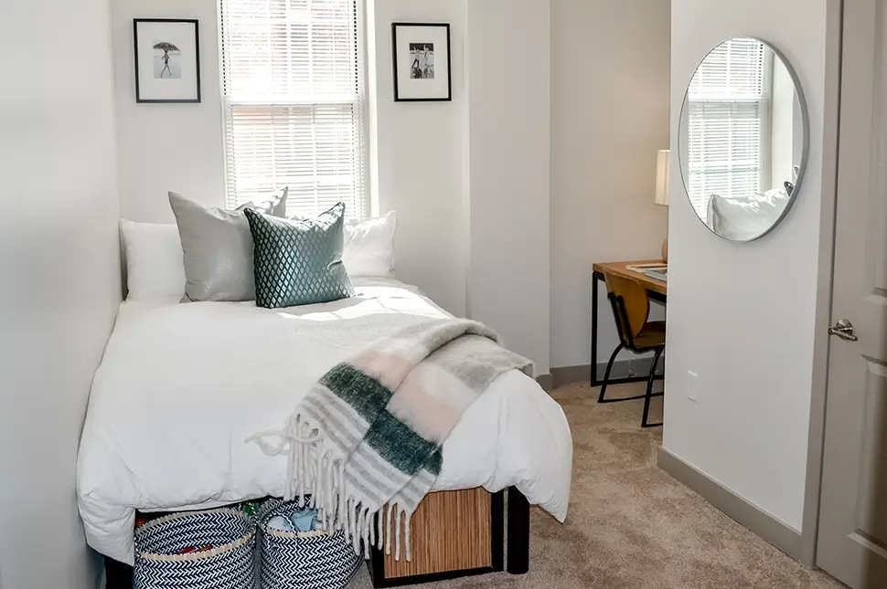 furnished apartment living space