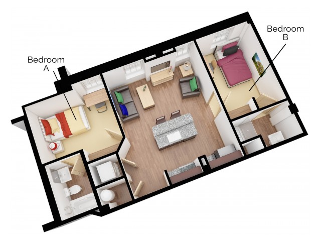 B6 Floor plan layout